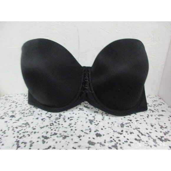 Vanity Fair Strapless 74380 Beauty Back  Bra  Black Size 44D New!!! - Picture 1 of 2